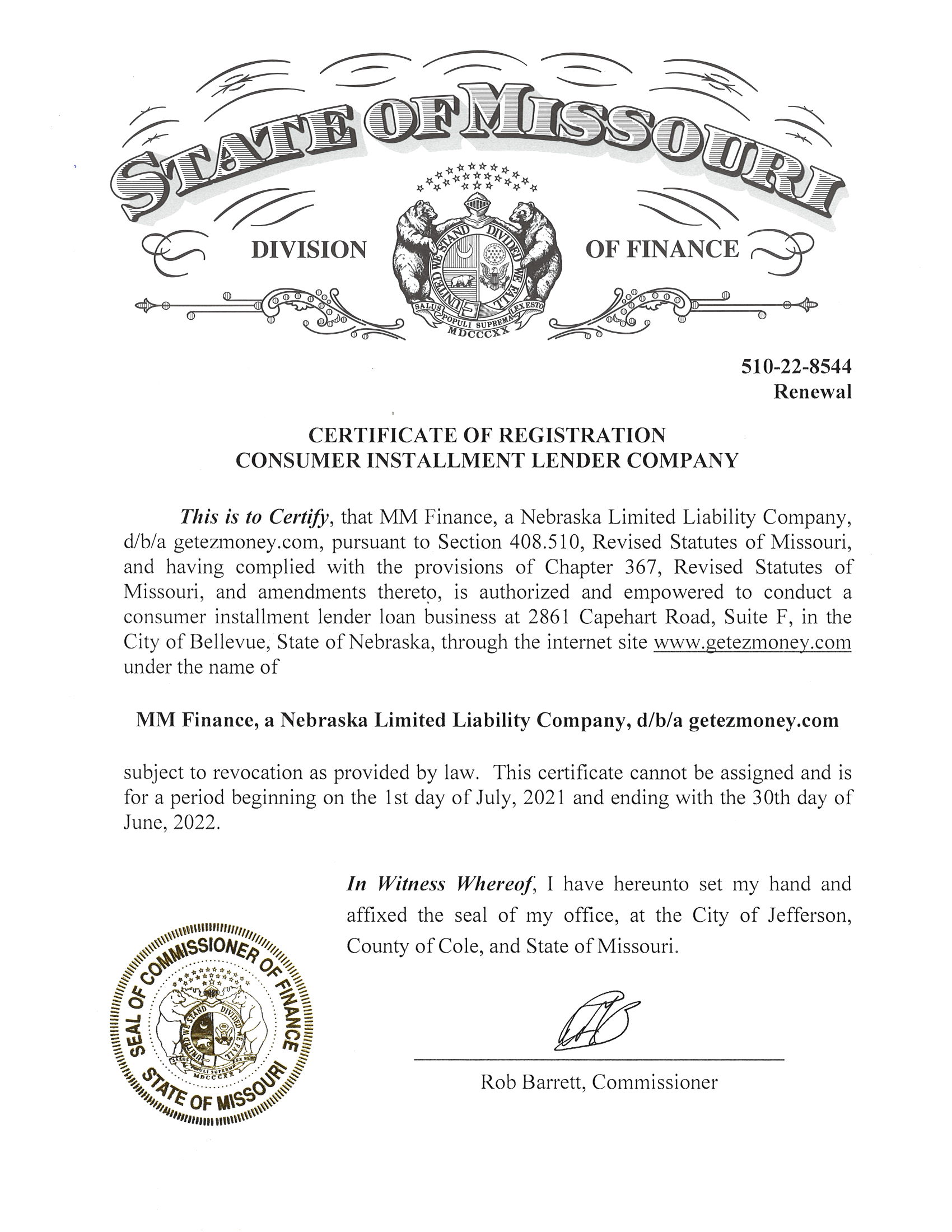 payday loans state limit